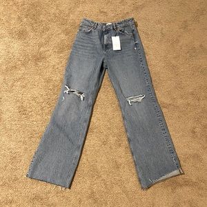 Brand new with Tags High rise wide leg Zara jeans